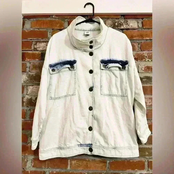 Cabi Bleached Drew Jacket Size Small - Picture 2 of 11